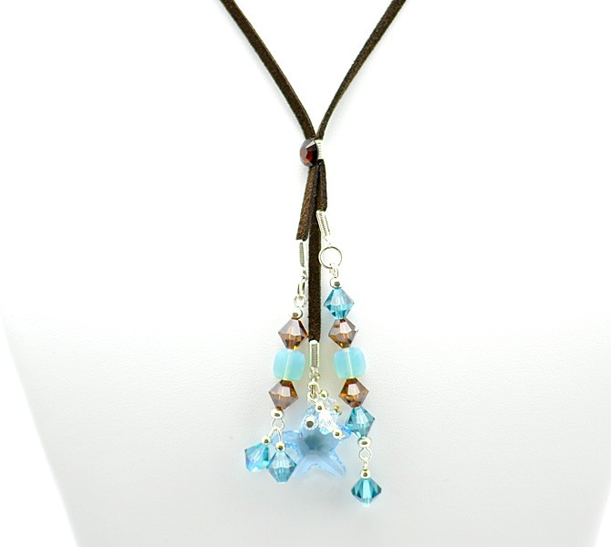 Crystal Tassel Necklace 